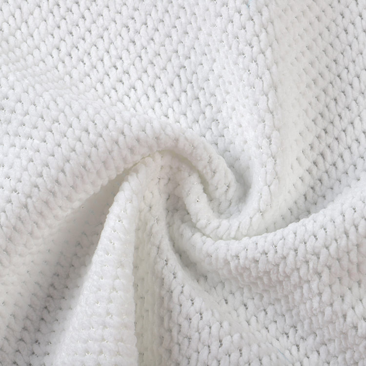 Chenille 3# Fabraic cairpéad poileistir 100%